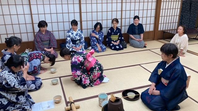 浴衣でお茶パ！