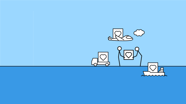 物流イメージのイラスト